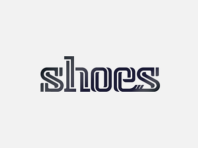 Shoes adidas brand design branding design graphic design logo logotype negative space logo semantic semantic typography shoes typography