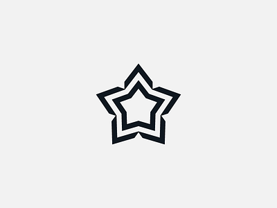 Twin Star branding graphic design icon logo shapes star logo vector