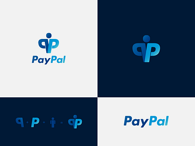 Pay Pal - proposal brand design branding icon icon design identity branding identity design logo logo concept logo creator logo design logo design concept logo designer logo mark logotype mark online banking payment app payment method symbol symbol icon