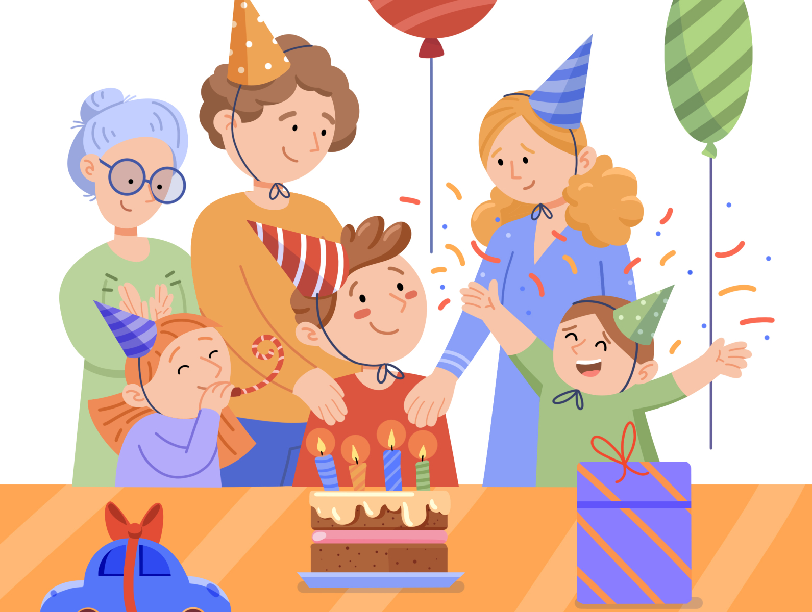 Happy birthday! by Aksinnia on Dribbble