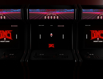 005 - Game Over 3d 3d art 3d artist 3d design 3d designer 3d modeling arcade artist blender blender 3d video game