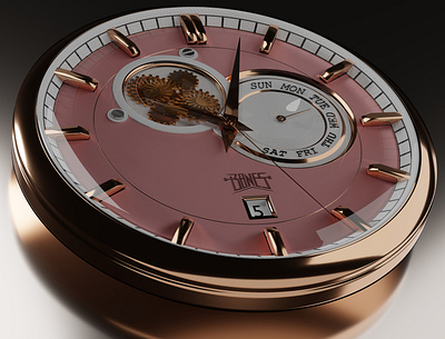 009 - Watch the Time 3d 3d art 3d artist 3d design 3d designer 3d modeling artist blender blender 3d cgart