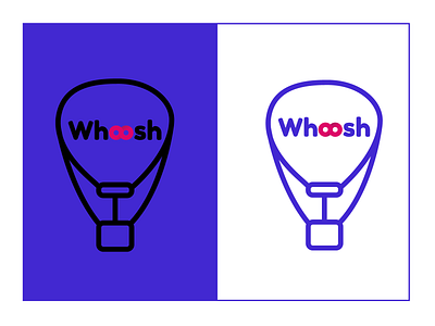 Whoosh | Hot Air Balloon Logo - 02 balloon dailylogochallenge logo