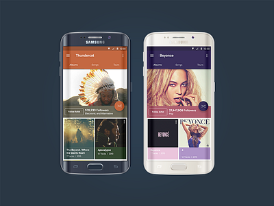 Android Material Design Music android design galaxy materialdesign samsung sketch