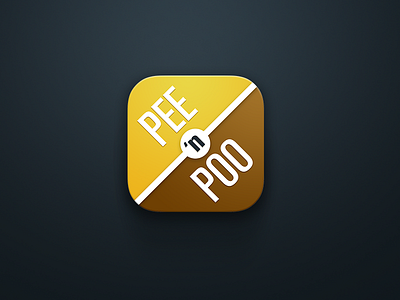 Pee'nPoo App Icon app icon ios ios7 pee phone poo