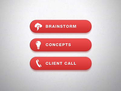 Lollipop Buttons brainstorm button buttons call idea lightbulb phone web