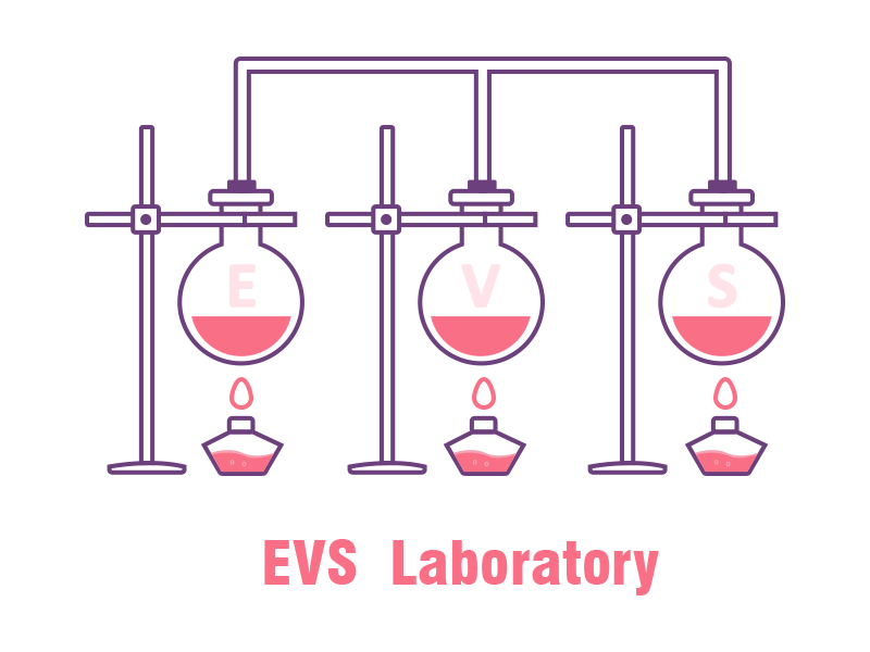 Welcome to the laboratory of EVS animation chemical illustrations