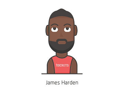 James Harden illustrations nba