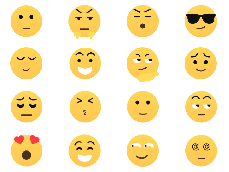 Expression design emoji expression icon