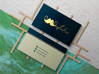 Mustachee Saloon Business card best business card best design best designer creative business card creative design modern business card professional business card