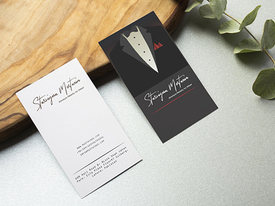 dress design business card