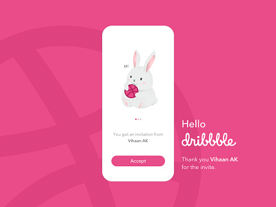 Hello Dribbble! app design flat hello dribbble hellodribbble illustration mobile mobile app ui ui ux ui design ux welcome shot