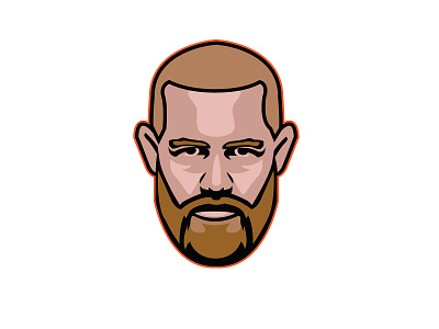 Conor McGregor 2x champ champion conor mcgregor double champ faceoff featherweight fighting graphic design illustration lightweight mixed martial arts mma mma icon sport fighting sports ufc