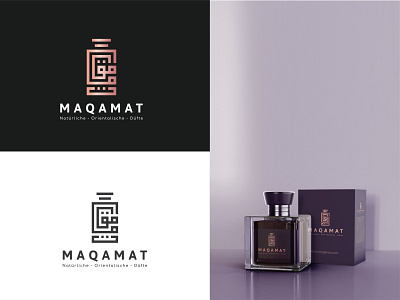 MAQAMAT branding design flat graphic design icon logo minimal packaging parfume vector