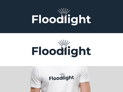 Flood Light Logo branding design flat graphic design icon illustration logo minimal vector