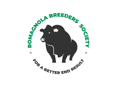 Romagnola Breeders Society Logo branding design illustration logo vector vector illustration