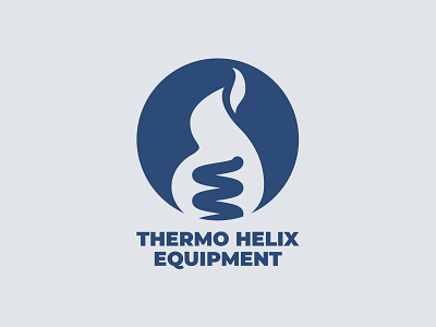 Thermo Helix Equipment Logo branding design graphic design illustration illustrator logo vector vector illustration