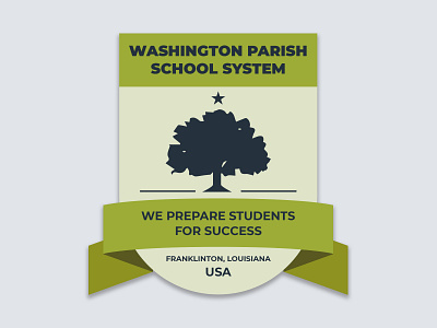 Washington Parish School System Logo branding design graphic design graphicdesign illustration illustrator logo vector vector illustration