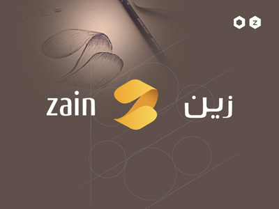 zain logo brand logo
