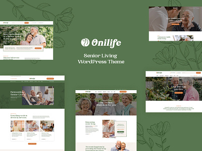 Onilife - Senior Living WordPress Theme - Pavothemes assisted living elder care elderly care elementor healthcare hospital medical center nursing home responsive retirement home senior care senior living senior living community template theme website website design website development wordpress wordpress theme