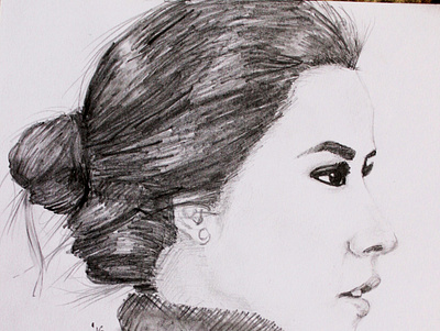 Raisa (Indonesian singer) black blackandwhite pencil portrait art sketch sketching