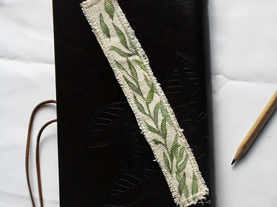 Leaves on Bookmark