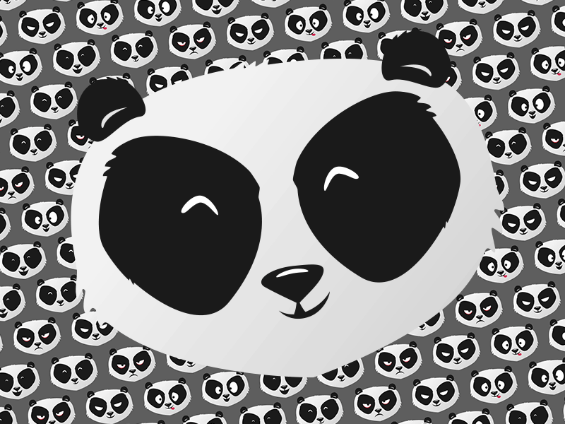 Pandamotions cute emotions gif illustration panda