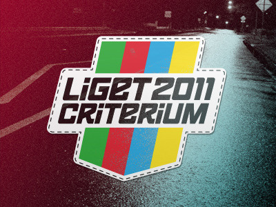 Liget 2011 Criterium Race logo bike criterium logo night race