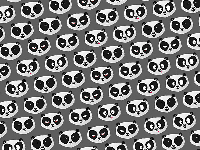 Pandas emotions fun illustration panda