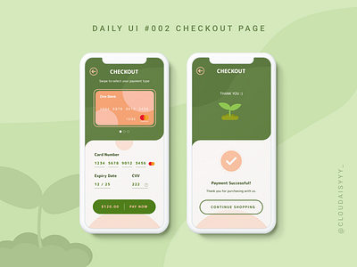 Daily UI 002 | Checkout Page app dailyui dailyui 002 dailyuichallenge design illustration minimal ui uidesign uxui