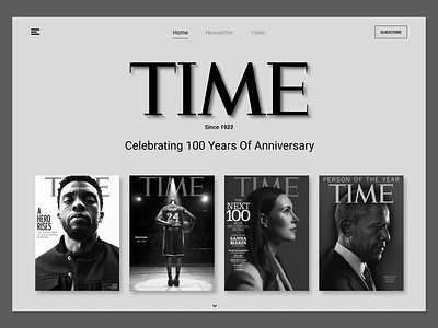 Time Colorless Landingpage