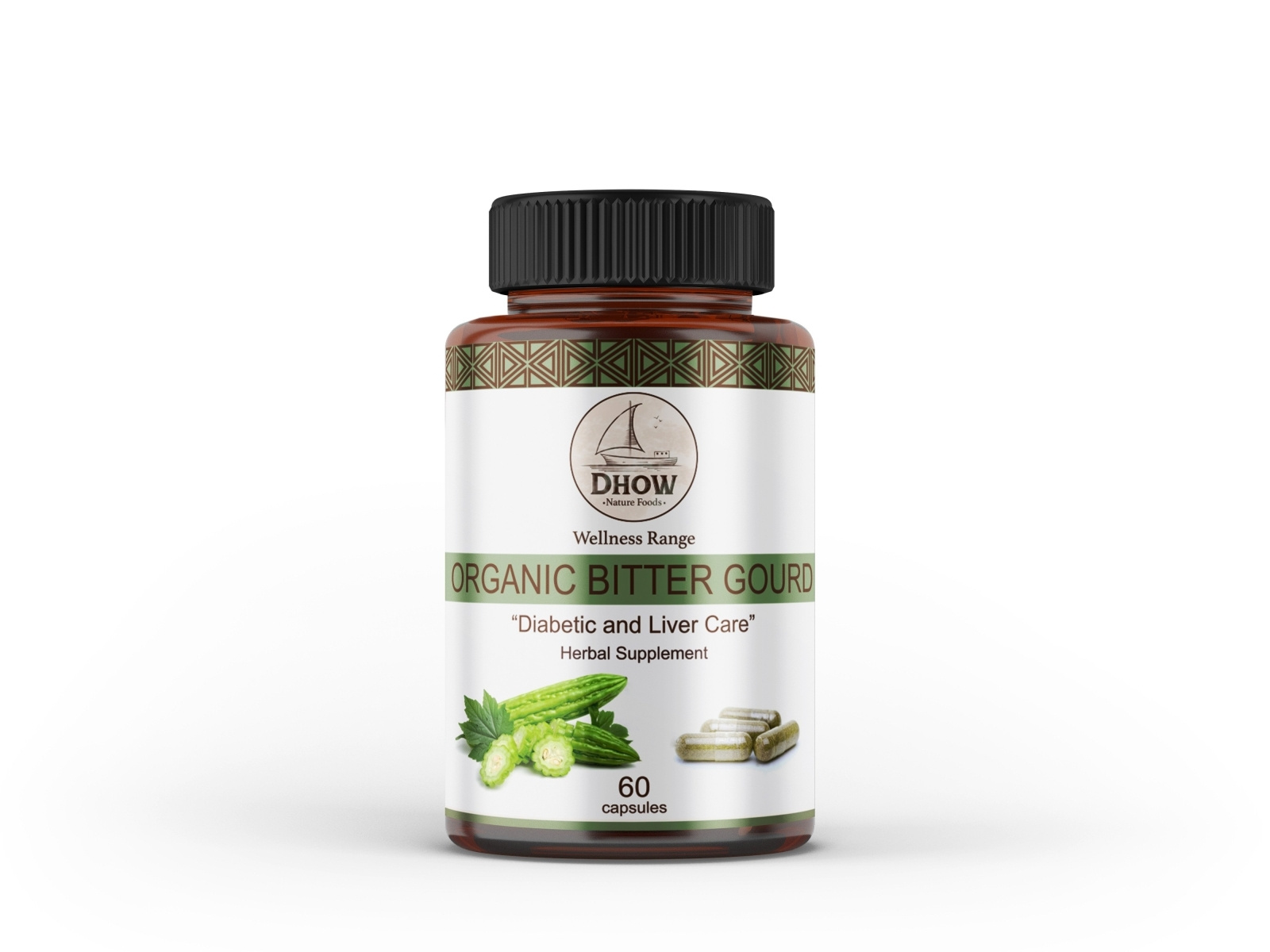 Order Bitter Gourd Capsules Dhow Nature Foods by Dhow Nature Foods on