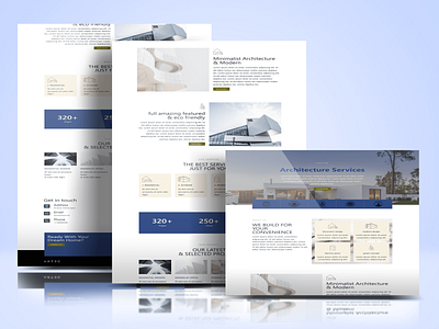 ARCHITECTURE SERVICES agency website app architecture book design lander landingpage services ui ux web
