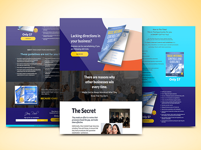 Lacking Directions in Your Business agency website app book branding design lander landingpage ui ux web