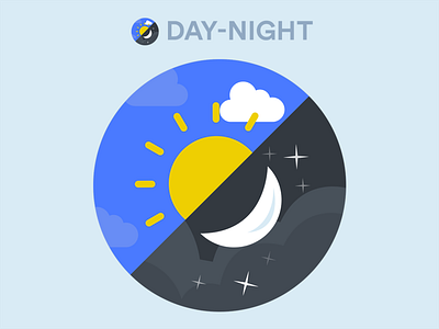 Day Night App Icon Design Concept android app concept day design icon moon night sun