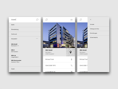 Corporate Intranet UI app intranet minimal ui