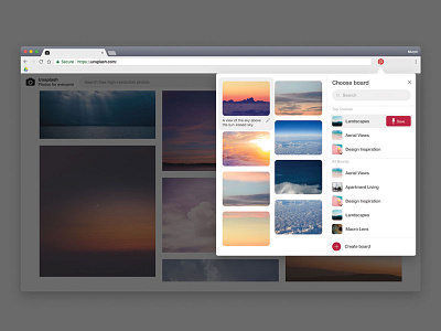 Pinterest Wizard browser extension modal panel pinterest redesign ui ux