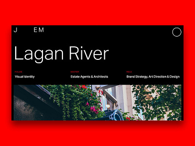 Portfolio 2018 — Lagan River brutalist portfolio ui ux web website