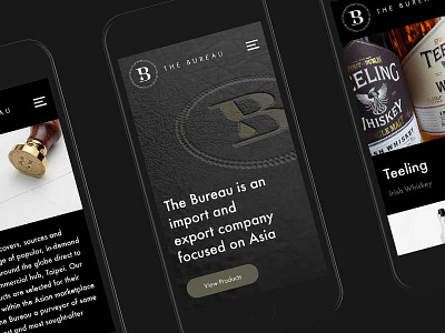 The Bureau — Mobile Web branding design identity logo taiwan ui ux web website