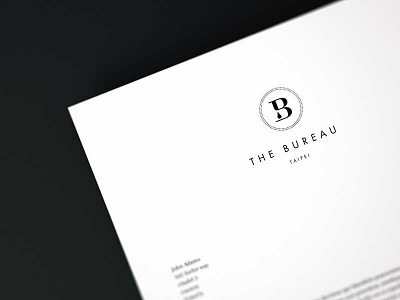 The Bureau — Letterhead branding design identity logo taipei taiwan trade industry