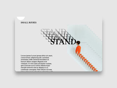 Small Bodies branding font ui web web design website