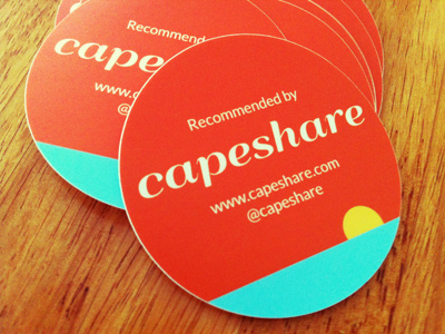 CapeShare Stickers capeshare stickers