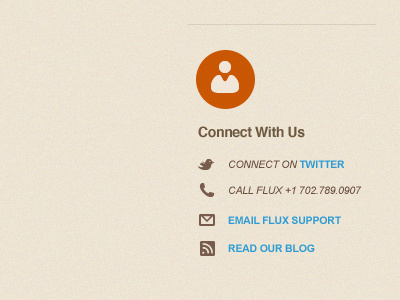 sidebar email design flux