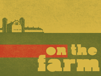 on the farm chrisgillis dailyshot texture typography