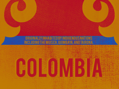 colombia chrisgillis dailyshot texture typography