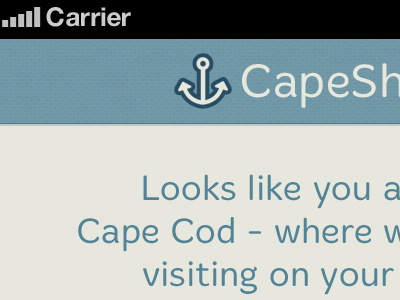 another screen iphone app beginnings cape cod iphone