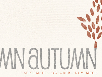 autumn chrisgillis dailyshot texture typography