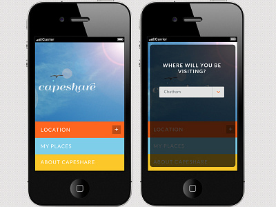 personal project: capeshare app iphone app personal