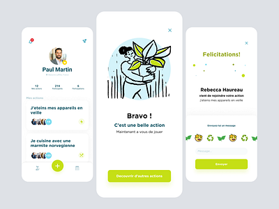 Plants maintenance App animation app design ui ux