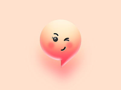 #12 Winking Emoji character cute design emoji graphic illustrator vector